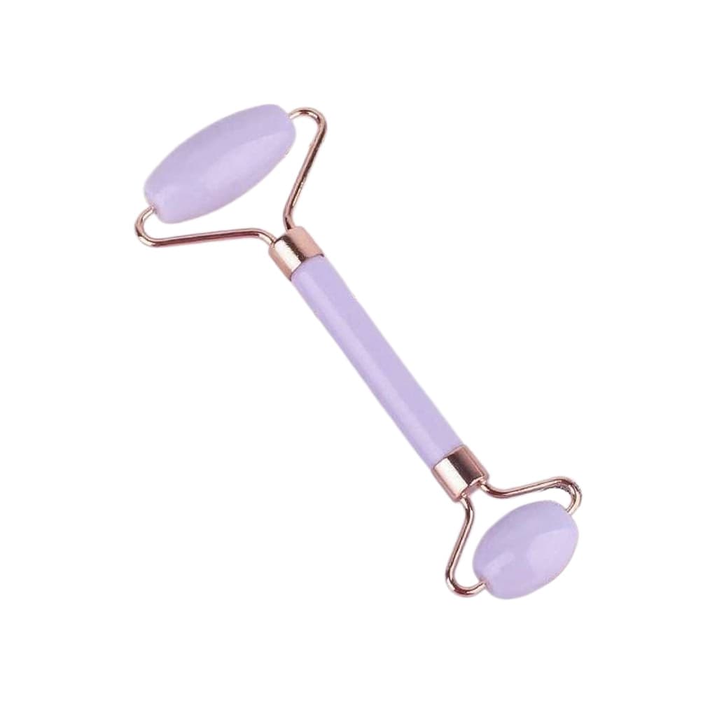 Cross-border Pink Quartz Roller Massager for Facial Lifting and Tightening Gua Sha Board Wholesale