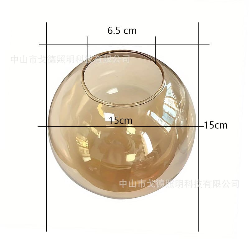 Includes foam carton packaging Hot-selling Magic Bean Molecular Glass Lamp Shade Replacement G9 E27 Round Ball Lamp Shade