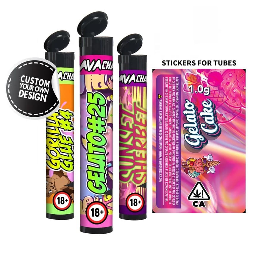 Custom Sticker PVC Color Sticker Pipe Label Food Grade Coated Paper Sticker Printing