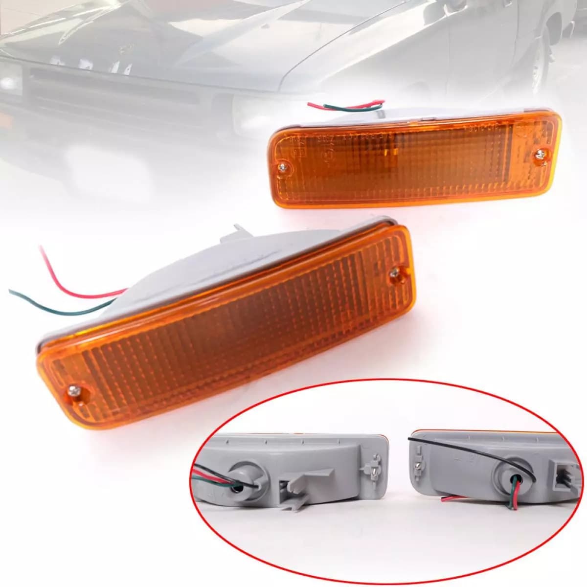 Compatible with Toyota HILUX 1988-1992 Bumper Light Bar Daytime Running Light HILUX RN85 Cross-Border Hot Selling Model