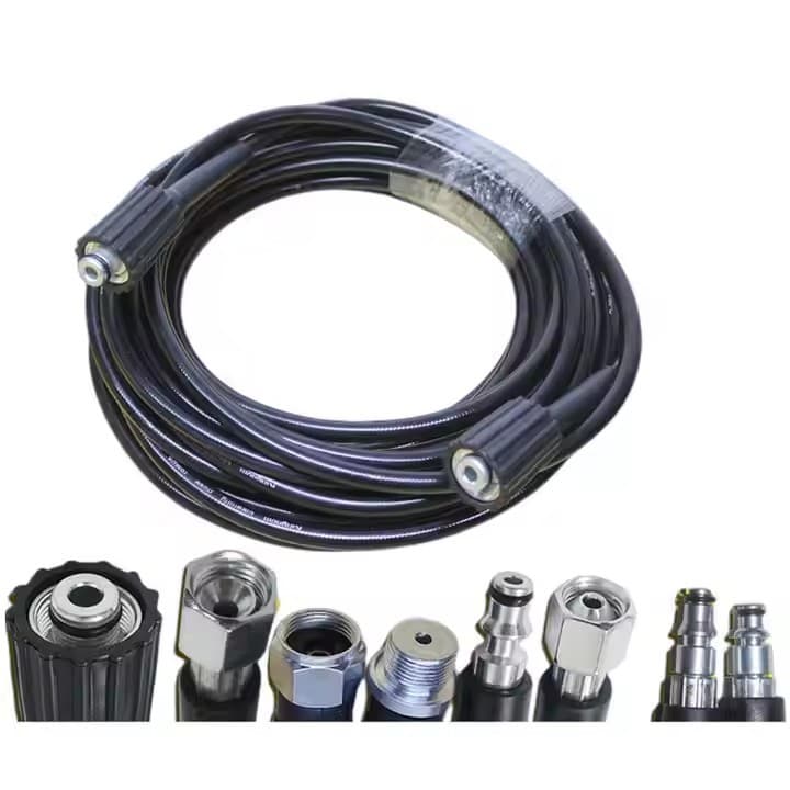 Yili Morgana Karcher Home Car Washer High Pressure Water Pipe Steel Wire Tube Cleaning Machine Water Gun Anti-Burst Hose