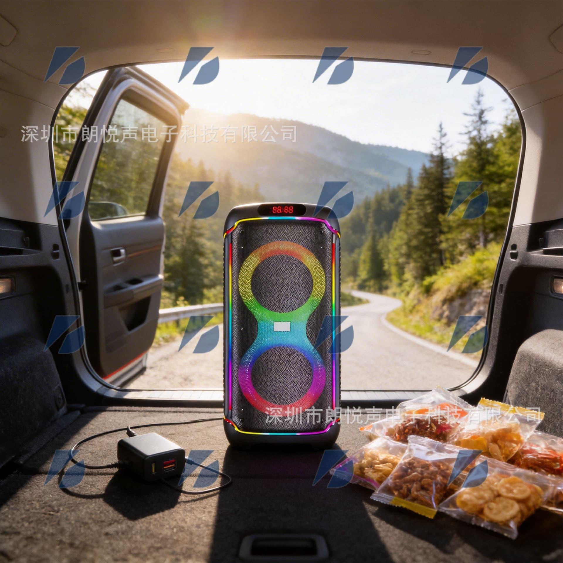 Singing Microphone Speaker All-in-One, Home KTV Speaker System, Bluetooth Speaker with High-Quality Sound