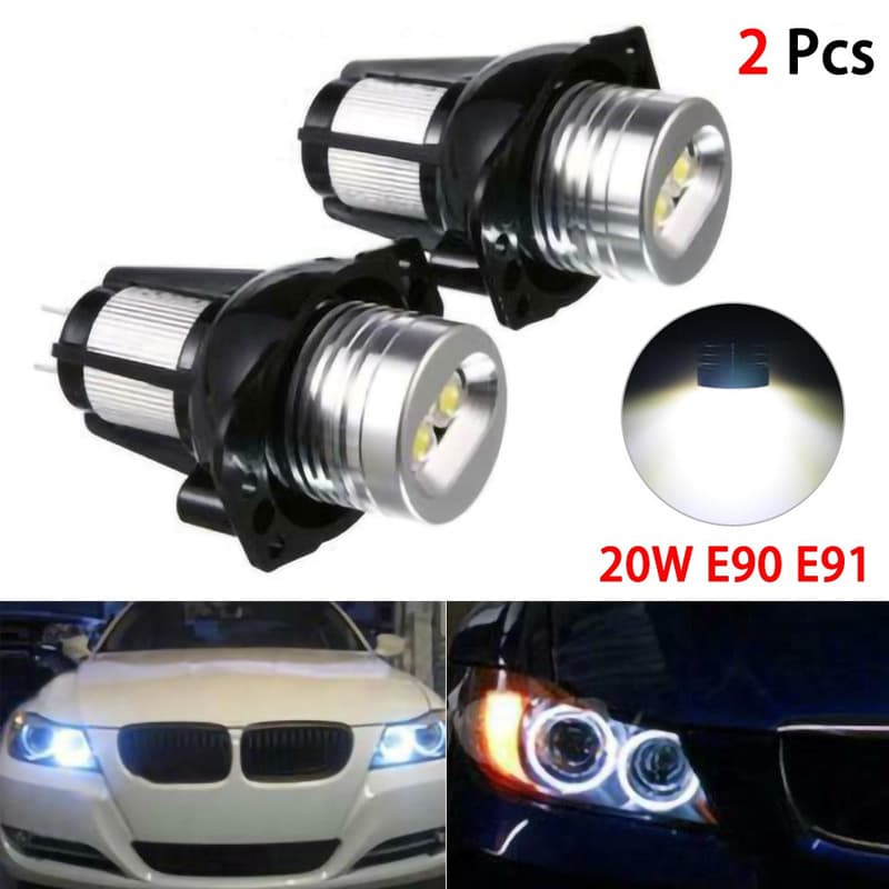 Auto parts for work angel eyes E90 E91 10WAngel Eyes LED fog lamp decorative lamp
