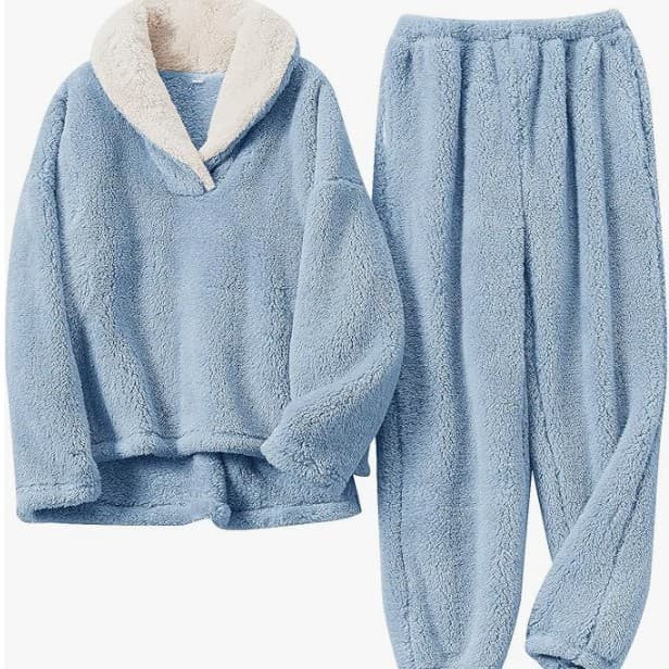 Fluffy Pajamas for Women Set