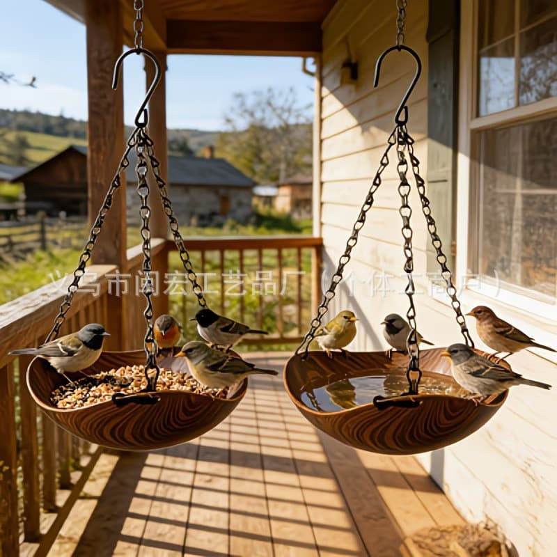 Cross-border Portable Cute Practical New Hanging Bird Bath Pool Hanging Bird Paddling Pool