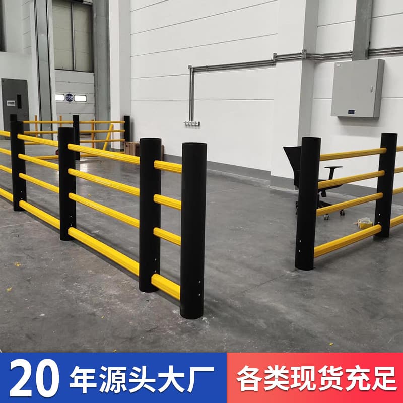 Impact Columns Warehouse Forklift Impact Protective Barriers Flexible Guardrails, Isolation Barriers Self-Recovery Rebound Railings