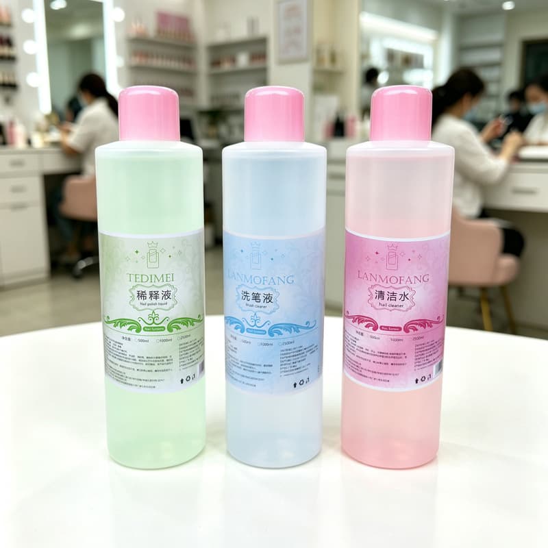 Custom Nail Cleaning Water, Nail Cleanser, Healthy Formula Nail Polish Remover, Brush Cleaner, Nail Polish Thinner