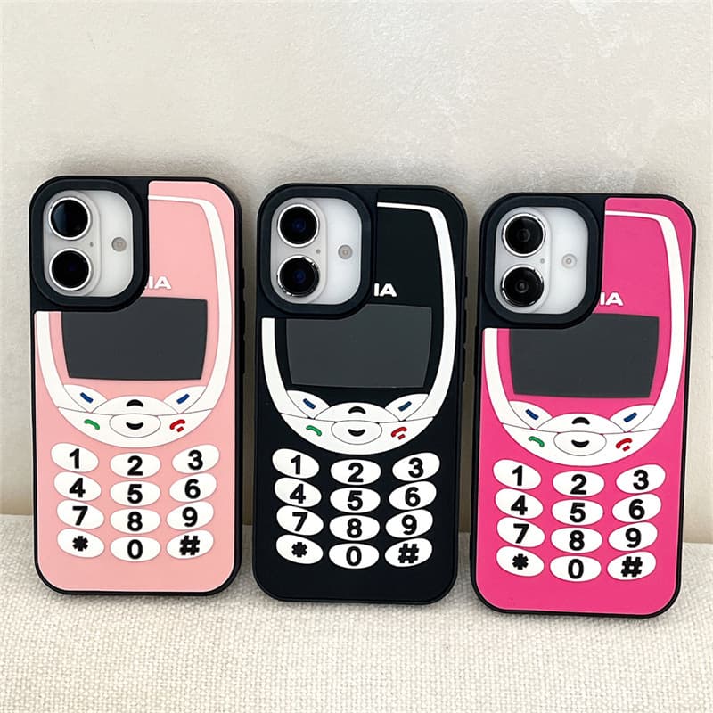 3D Nokia Phone Case for iPhone 14/13, 11, Apple 17/16E/15 PRO MAX, 12