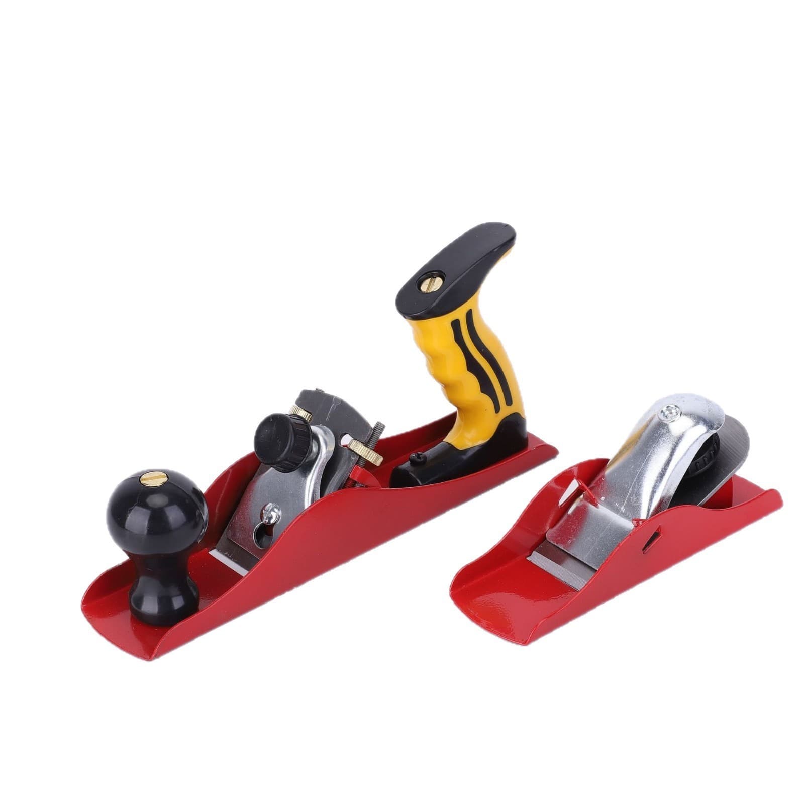 European-style woodworking plane, push plane, woodworking tools, iron plane, hand plane knife, carpenter's tool set.