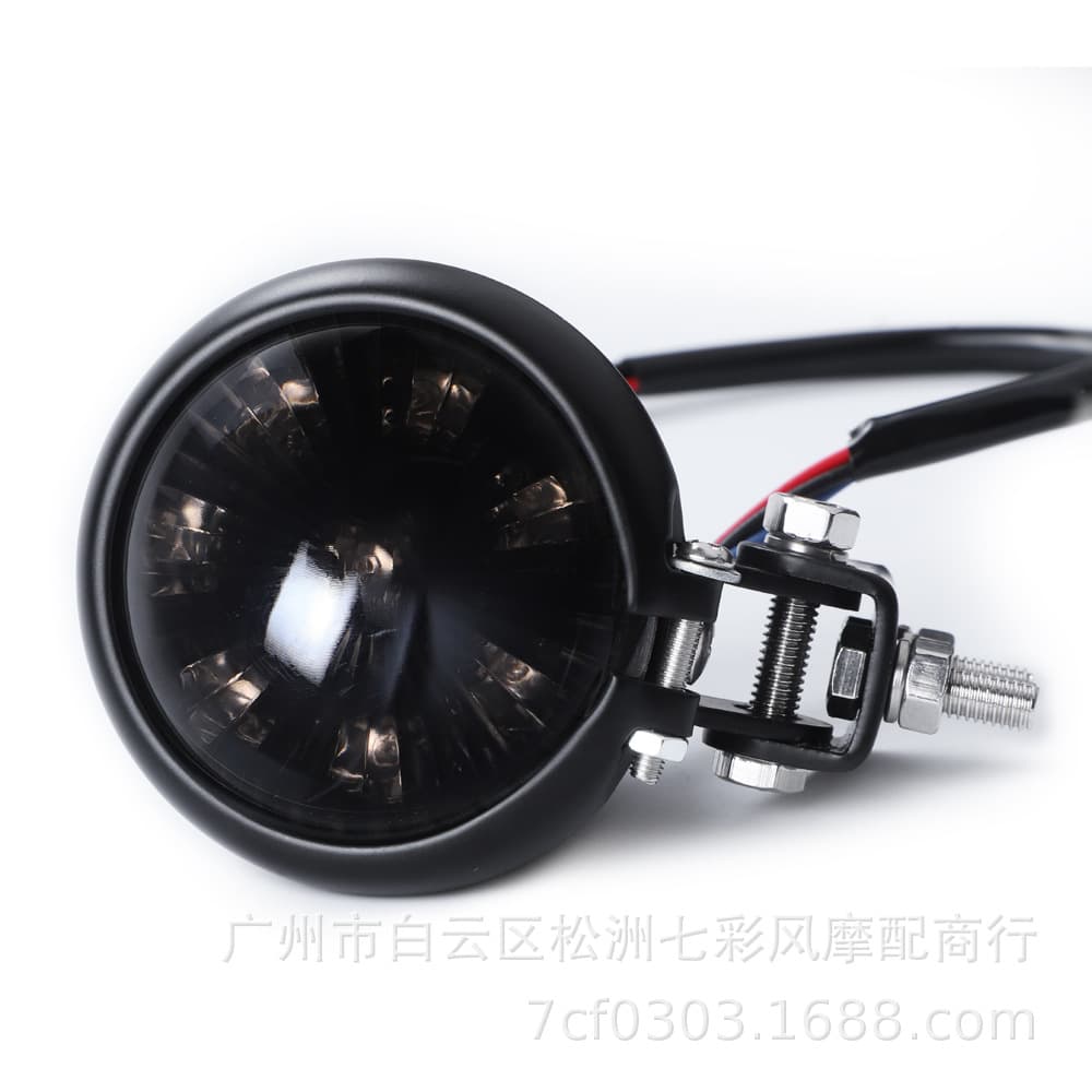 Motorcycle Accessories Retro Tail Light Signal Aluminum Alloy Command Lamp for Cruising Motorcycle Modification