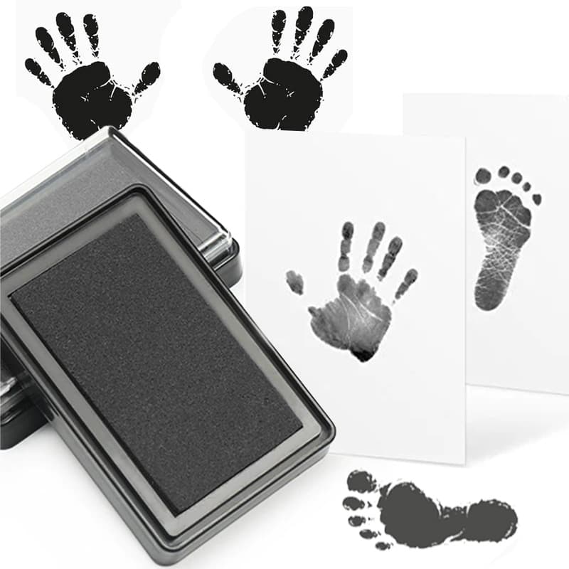 Cross-border Baby DIY Hand and Footprint Ink Pad, Hand and Footprint Oil, Souvenir for Children, Infants, and Newborns