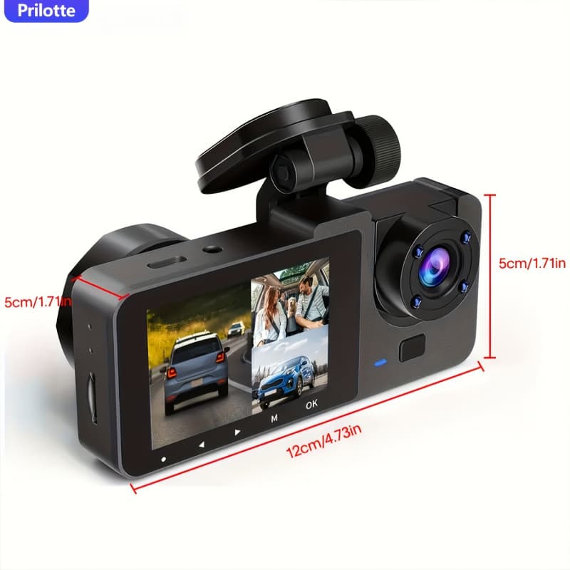 ②F9922026 new cross-border drop shipping vehicle-mounted HD 1080P dual camera 4K1080P camera