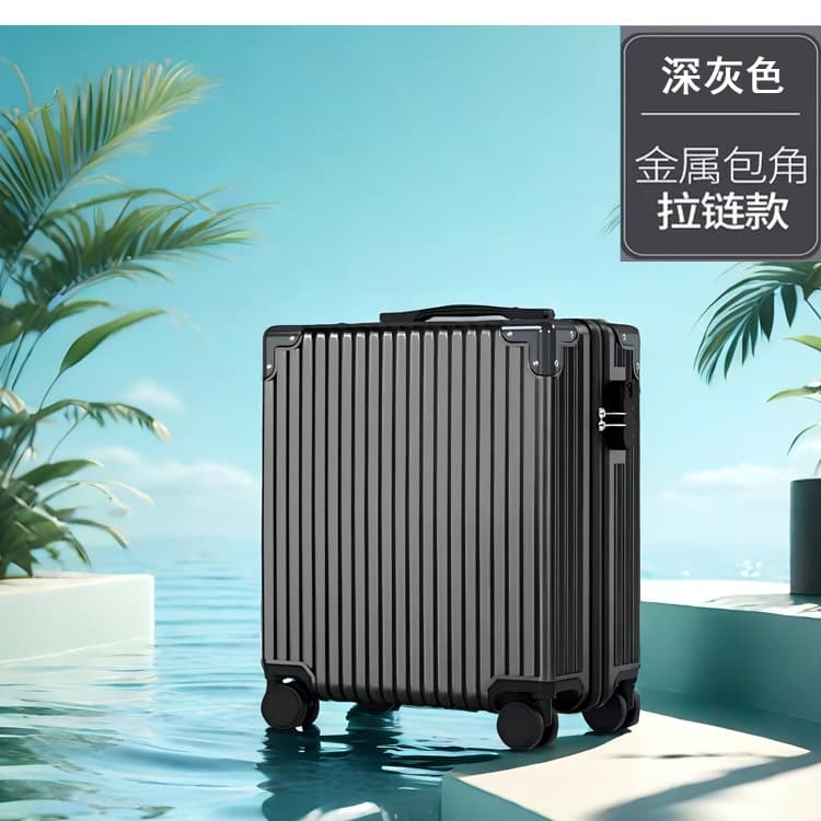 New Suitcase Women Candy Color Travel Case Men Universal Wheel Trolley Case 20-Inch Carry-On Password Luggage One Piece