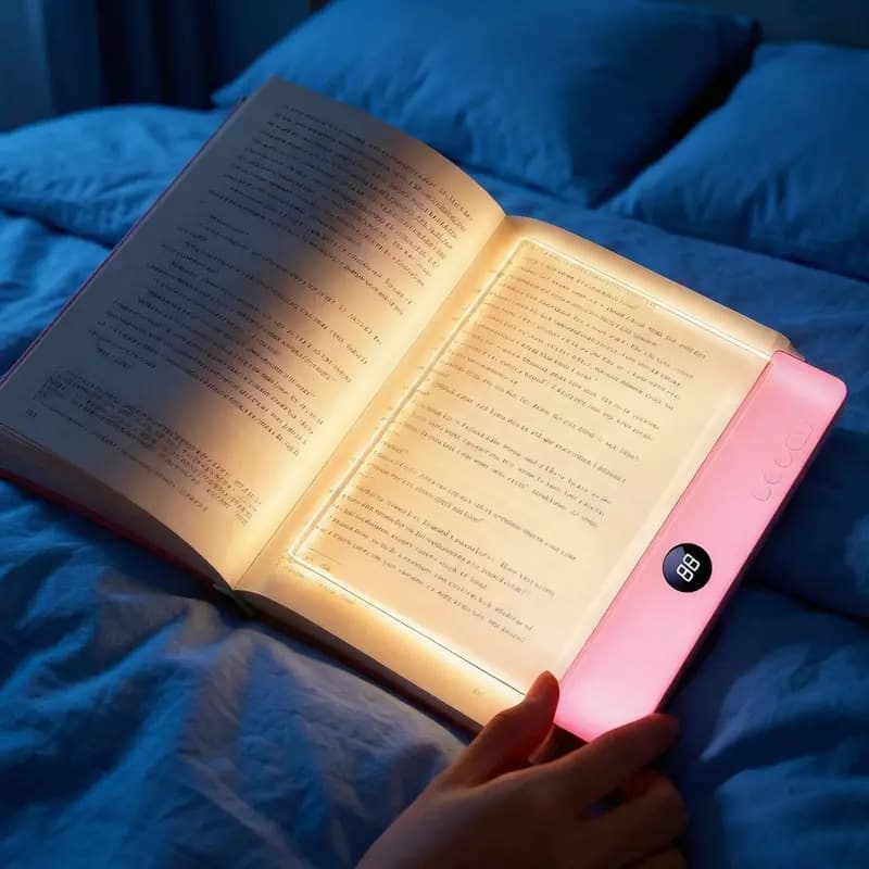 Cross-border popular tablet reading lamp, student dormitory reading night light, bedroom reading lamp, USB rechargeable reading lamp
