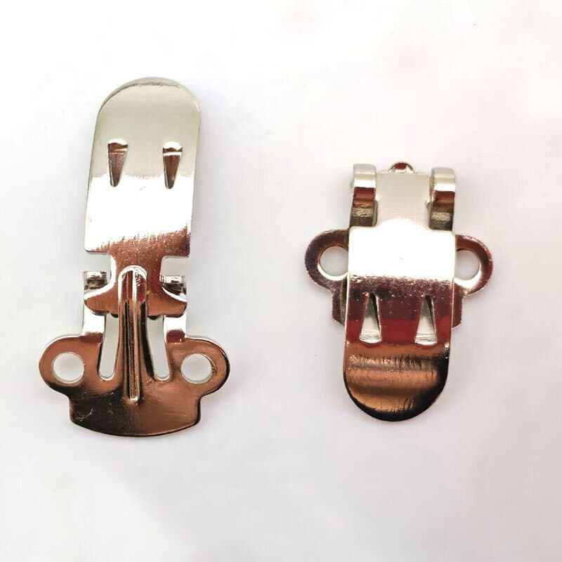 Upgraded shoe clip with metal elastic folding buckle, detachable welded shoe flower buckle, manually installable folding clip.