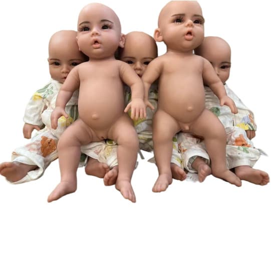 45cm silicone reborn doll baby toy advanced simulation newborn baby simulator