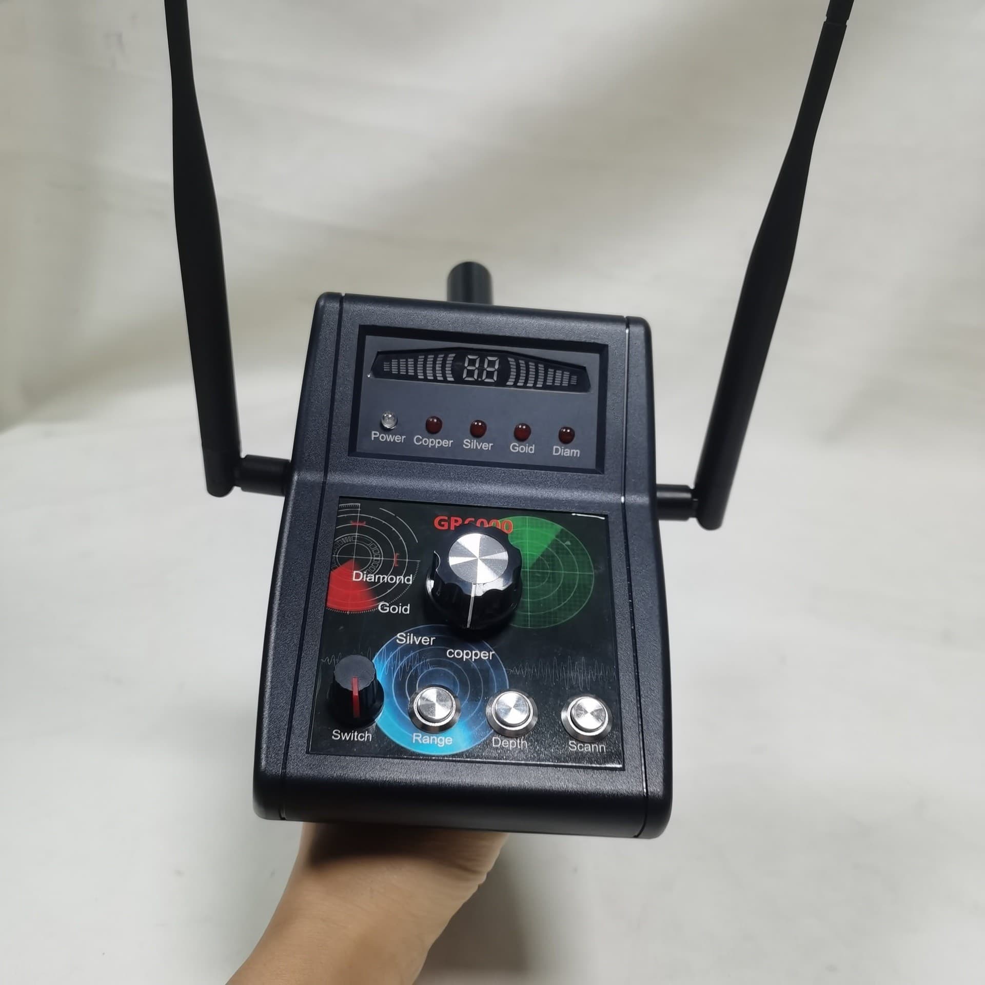 New Hot-Selling All-in-One GR6000 Long-Range Metal Detector Gold Finder Locator Rod