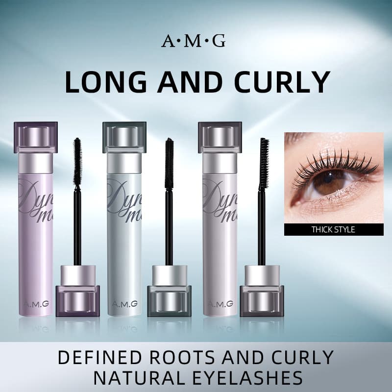 Cross-border Trade Cosmetics A.M.G Voluminous Dynamic Mascara Lengthening Curling Long-lasting Waterproof Non-smudge Mascara