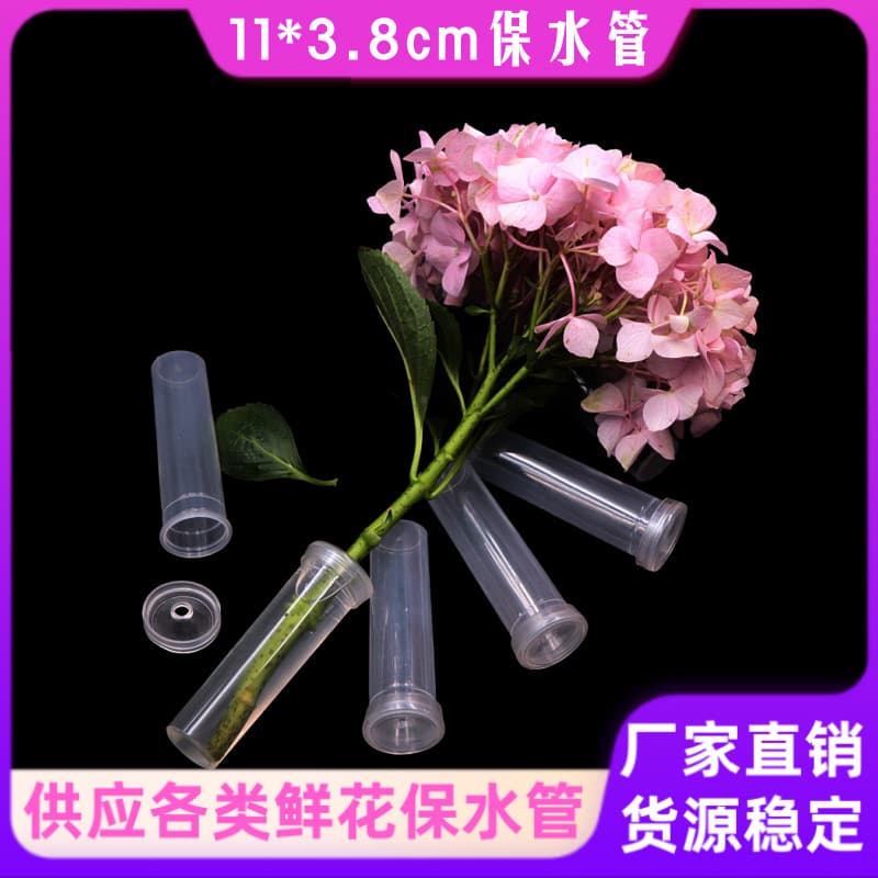 Hydrangea Tube Sunflower Fresh Flower Nutrition Tube Preservation Water Tube Large Red Stem Tube Orchid Tube Flower Growing Tube for Florists