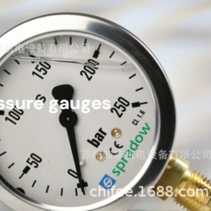 SPRADOW Pressure Gauge 1-982-01-01-120 Pressure Test Box STB20FBV-E2-120/140-CF