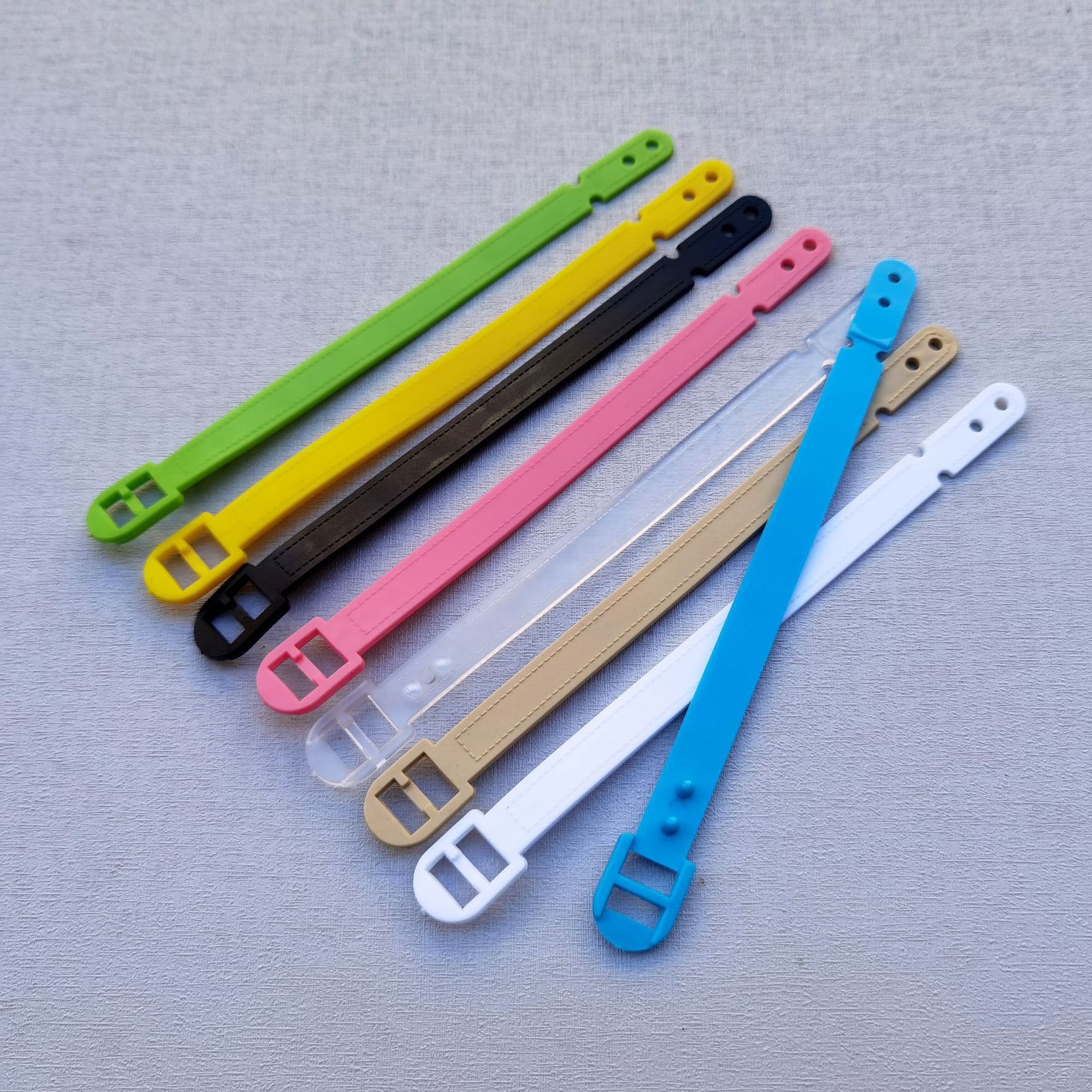 PVC Black Strap Luggage Tag Lanyard Soft Rubber Luggage Tag Strap Lanyard PVC Lanyard Colorful Lanyard