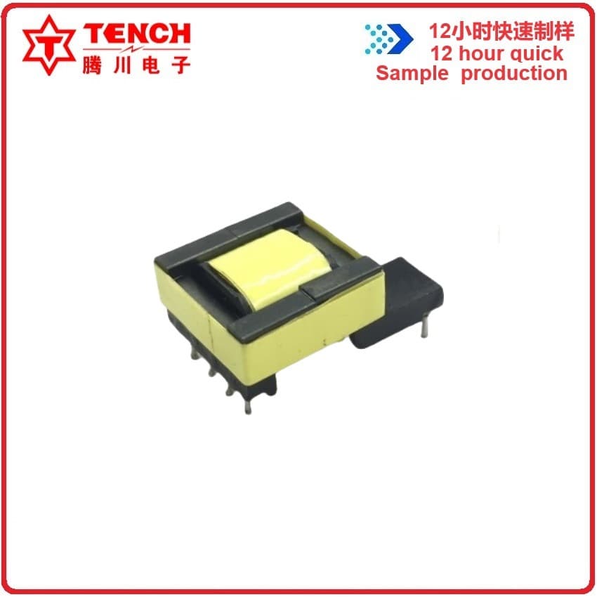 Tengchuan EPC13 Horizontal Extended 4+2 Switching Power Transformer High-Frequency Power Transformer Safety Certified