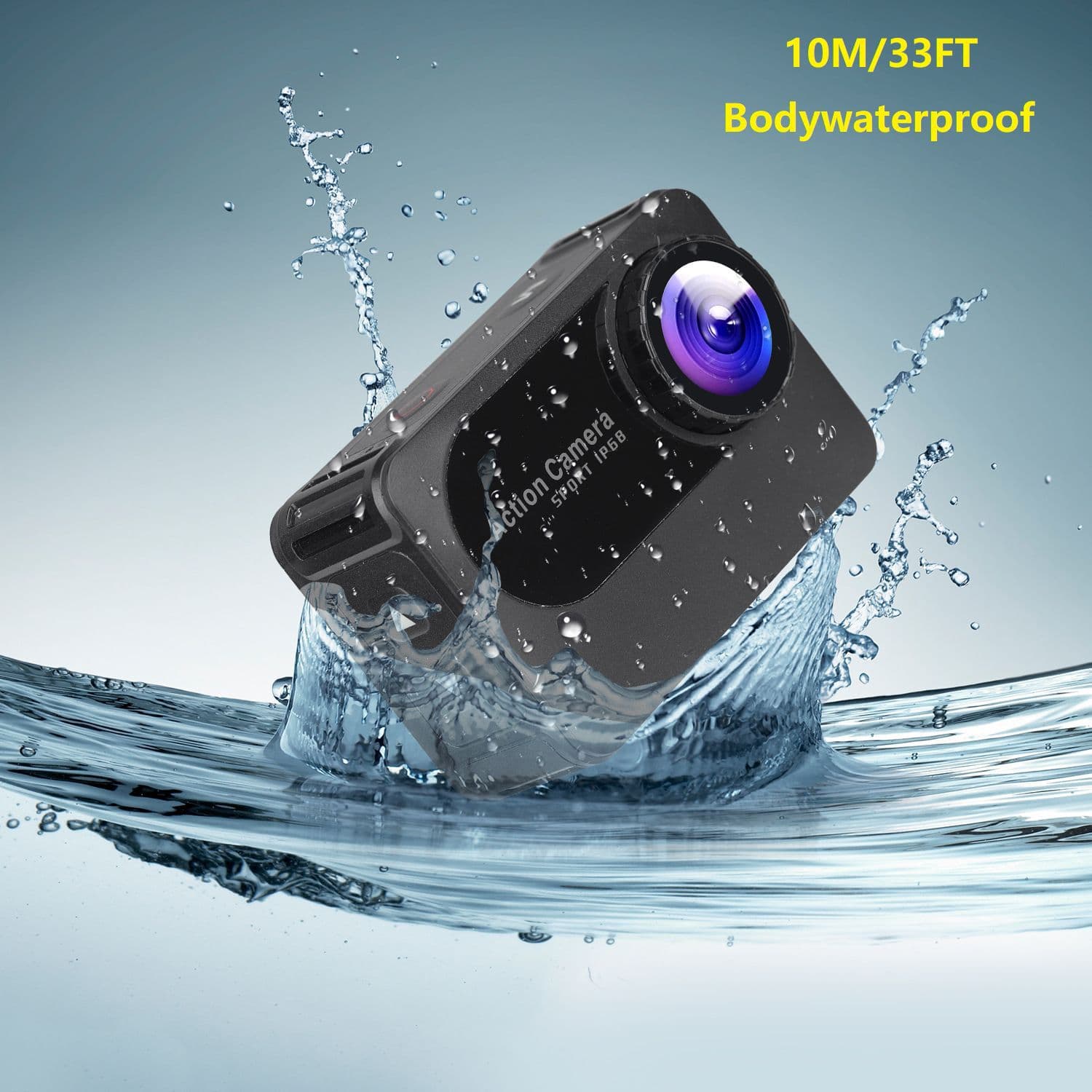 Factory Custom Sports Camera 4K 60fps Body Waterproof Smart HD Outdoor Anti-Shake DV Camcorder 4K Wide Angle