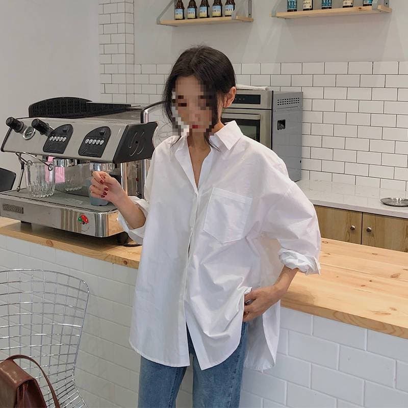 French Shirt Women Long-Sleeve Retro New Spring/Autumn Fairy Style Design Niche Korean Version Shirt Jacket