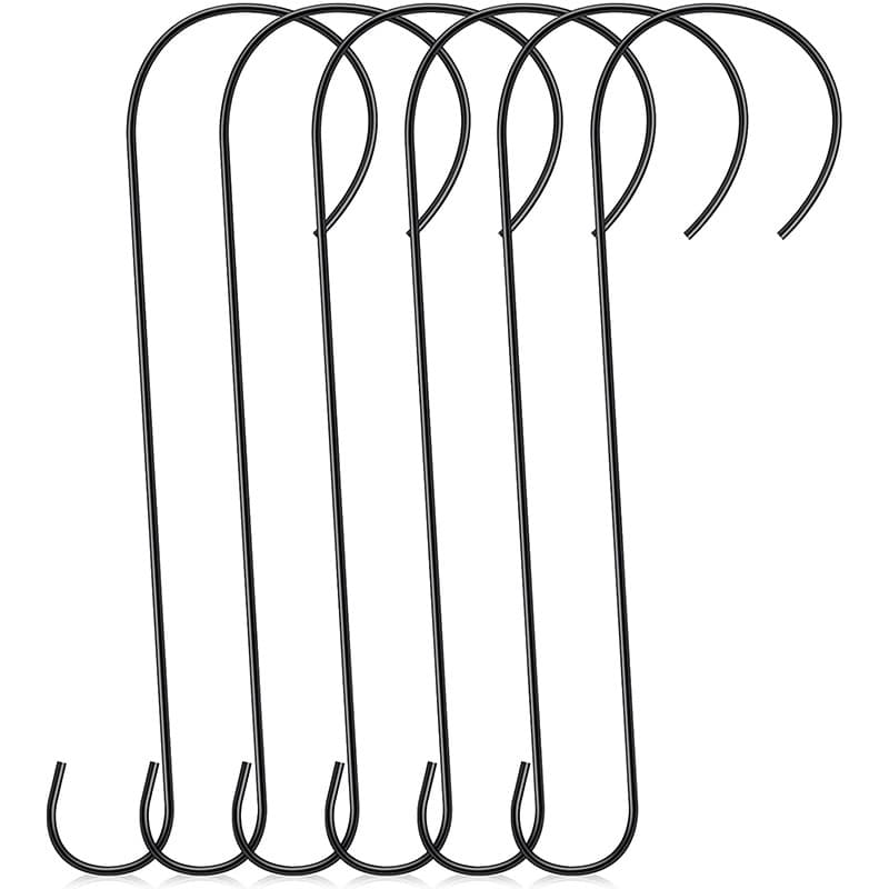 Cross-border Dedicated Bird Feeding Hook Metal S Iron Large Hook Outdoor Plant Pot Hanging Bird Feeder Decoration Manufacturer