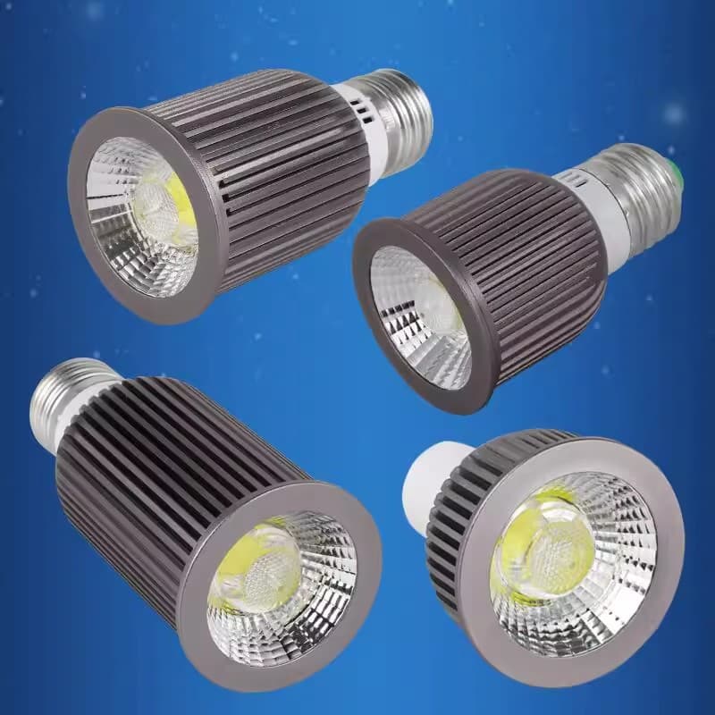 E27 Screw Base LED Spotlight Bulb 12W Warm White COB Single Light for Clothing Store Track Lighting