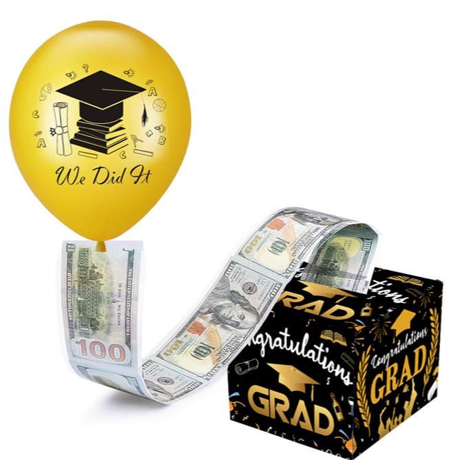 New Black Gold Money Pull Box Birthday Gift Box, Cute Cookie Paper Gift Box, Candy Box, Birthday Gift Handbag Packaging Box