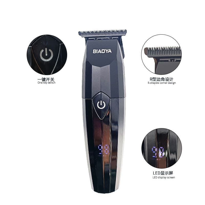 Waler Cross-Border Wholesale Household Appliances, Hair Salon Special Electric Hair Clippers, Professional Hair Clippers with Digital Display Electric Clippers