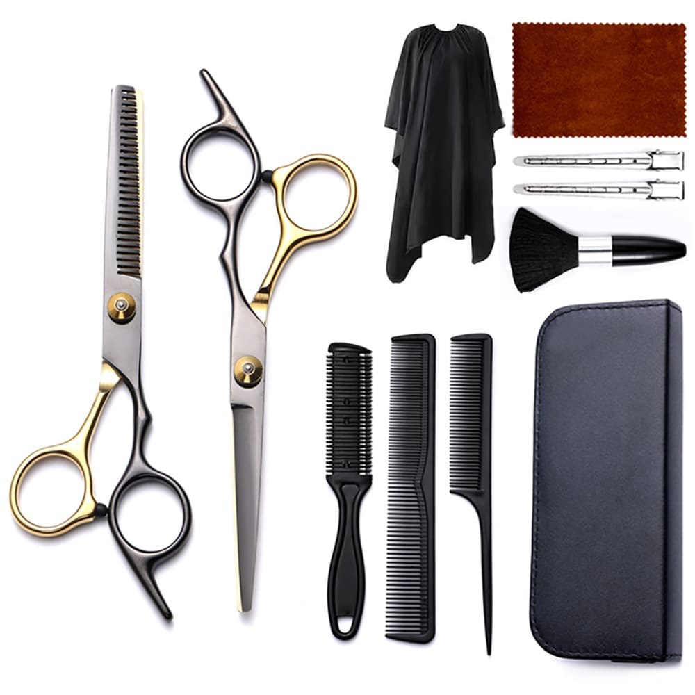 6-Inch Hair Cutting Scissors Set, Thinning Scissors, Professional Home Barber Scissors, Pet Grooming Scissors Set