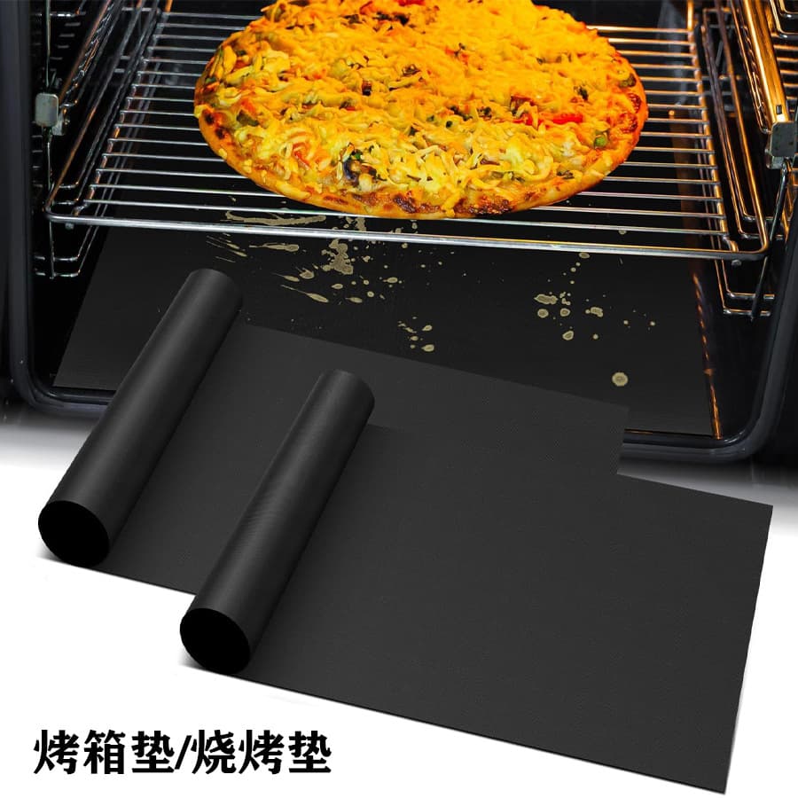 Cross-border Teflon Oven Mat Non-stick High Temperature Resistant BBQ Mat Kitchen Baking Sheet Liner 40*33cm Flat Pack