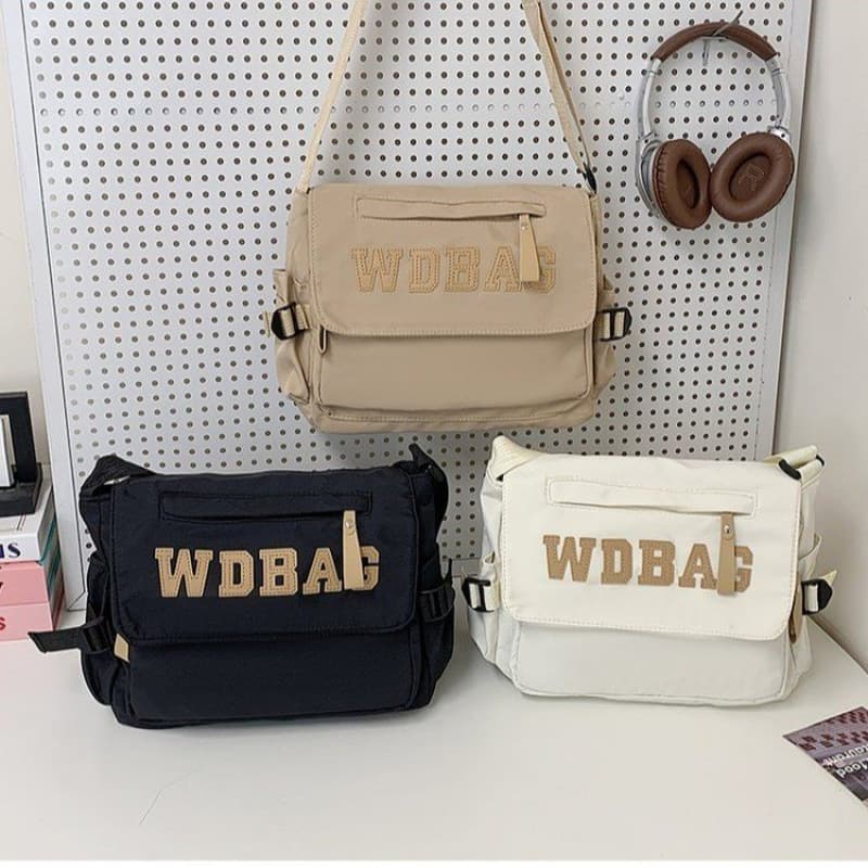 American Style Crossbody Bag for Male College Students, Trendy Large Capacity Casual One-Shoulder Bag, Minimalist Commuter Bag for Women, Messenger Bag