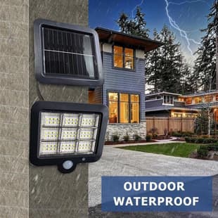 Solar Human Body Sensor Light Outdoor Split Courtyard Light Solar Charging Wall Light Garage Lighting Street Light