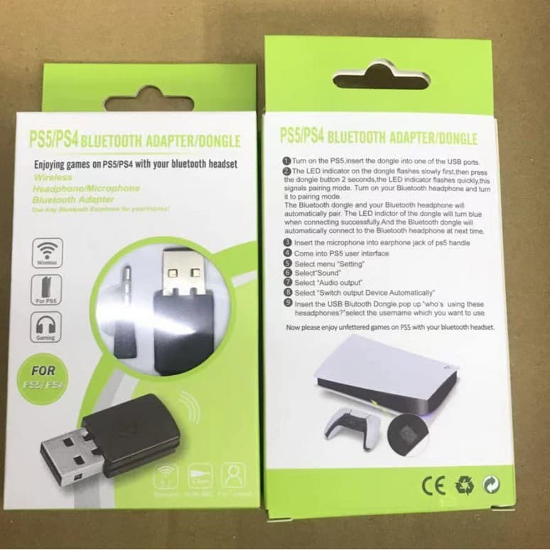 PS5 Headset Receiver PS4 Receiver PS4 Bluetooth 4.0 USB Adapter Bluetooth Receiver
