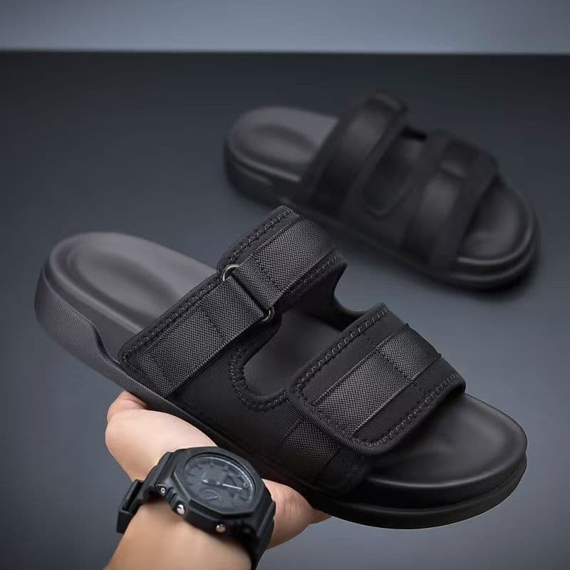 Men's Summer Outdoor Trendy Slippers, Fashionable Sandals, Trendy Brand Soft-Soled Casual Slippers