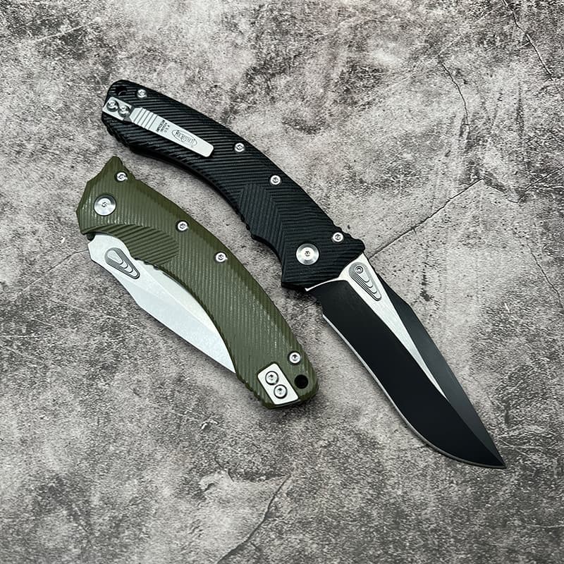 Cross-Best-Selling G10 Folding Knife, Portable Pocket Knife for Outdoor Survival, Sharp Camping Hiking Knife Custom
