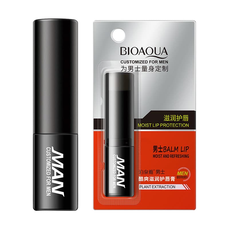 Fanzhen Men's Moisturizing Lip Balm - Nourishing, Hydrating, Reduces Lip Lines, Prevents Dryness and Cracking