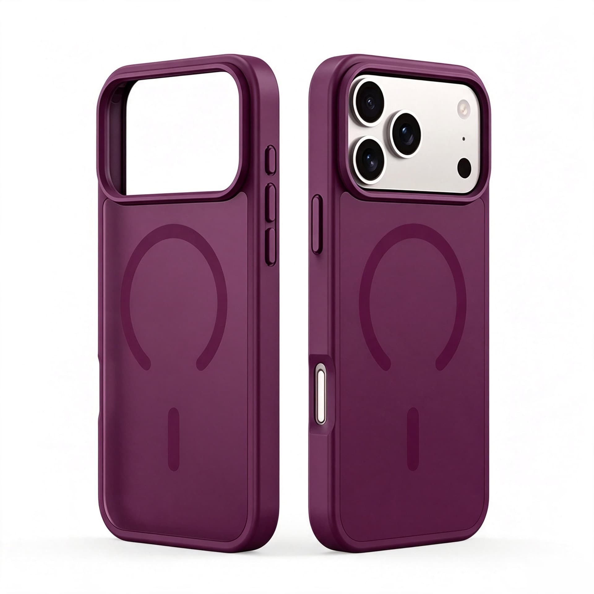 Compatible with New iPhone 18 Pro Max Phone Case, Frosted Skin-Feel Magnetic Apple 17 Shockproof 16e Protective Cover 5