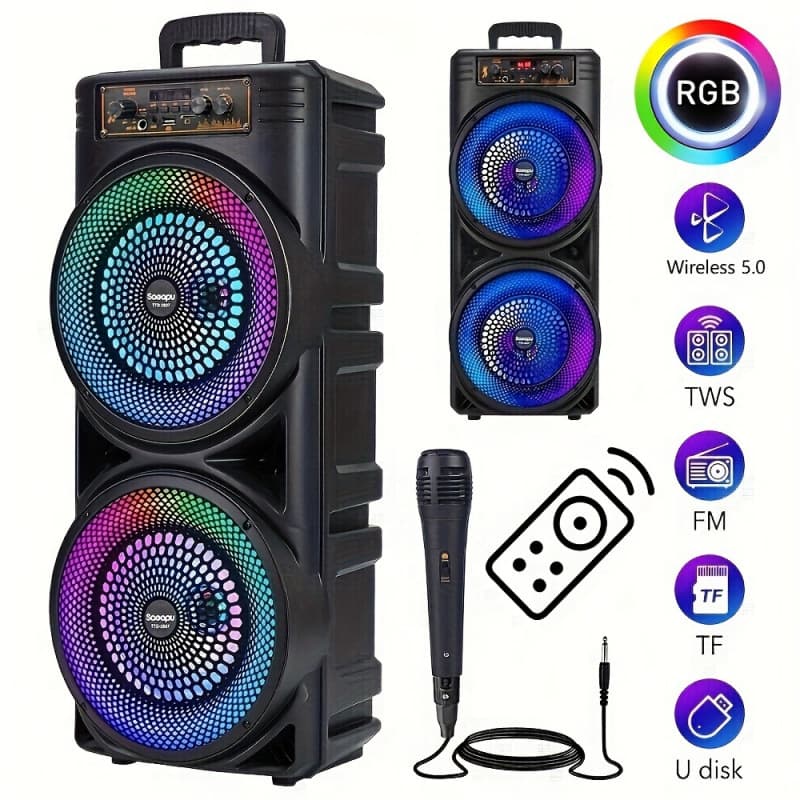 2026 New Cross-Border Drop Shipping 6000W Portable Party Speaker