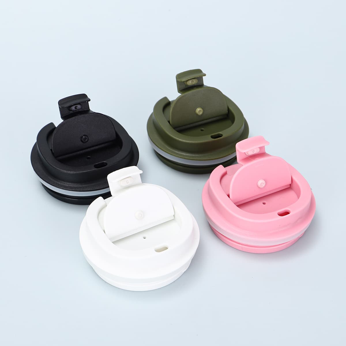 Stainless Steel Insulated Coffee Cup Lid Sealed Leakproof Simple Car Carrier Water Bottle Lid Wholesale Modern Minimalist