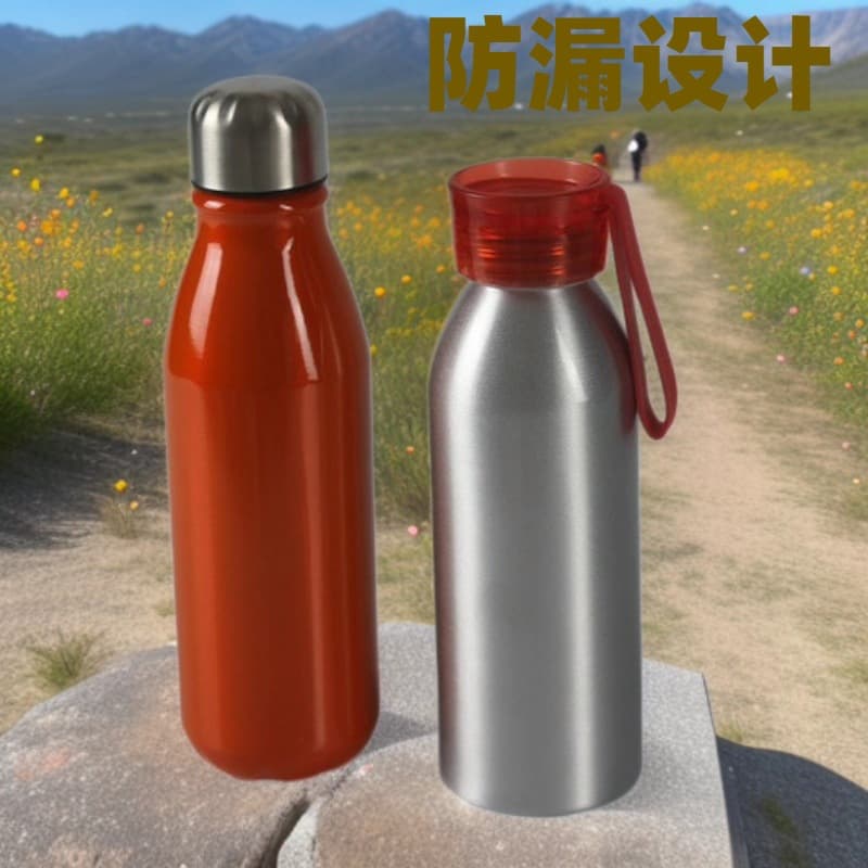 Children's Aluminum Sports Water Bottle Gift Cup with Animal Pattern Creative Cup Advertising Promotional Cycling Cold Water Bottle Cola Bottle