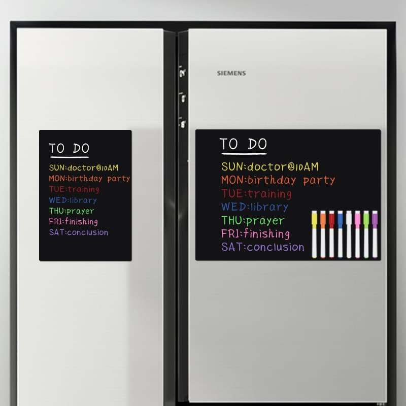 In-Stock Pet Magnetic Blackboard Stickers, Erasable A3 Planner, A4 Schedule, Refrigerator Magnets, Message Board