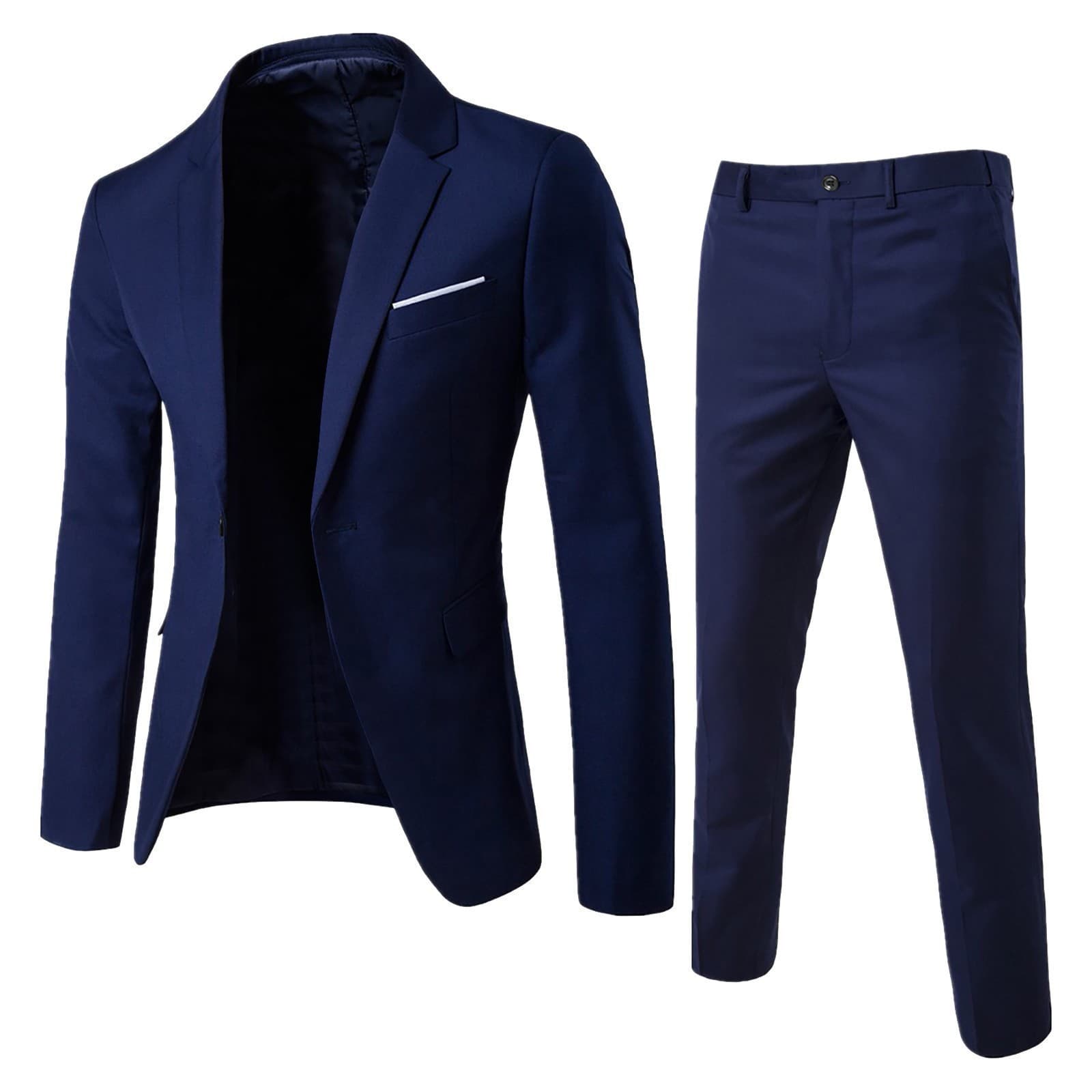 Cross-border European American Export Men's Two-Piece Business Professional Suit Slim Fit Groomsmen Groom Wedding Formal Wear