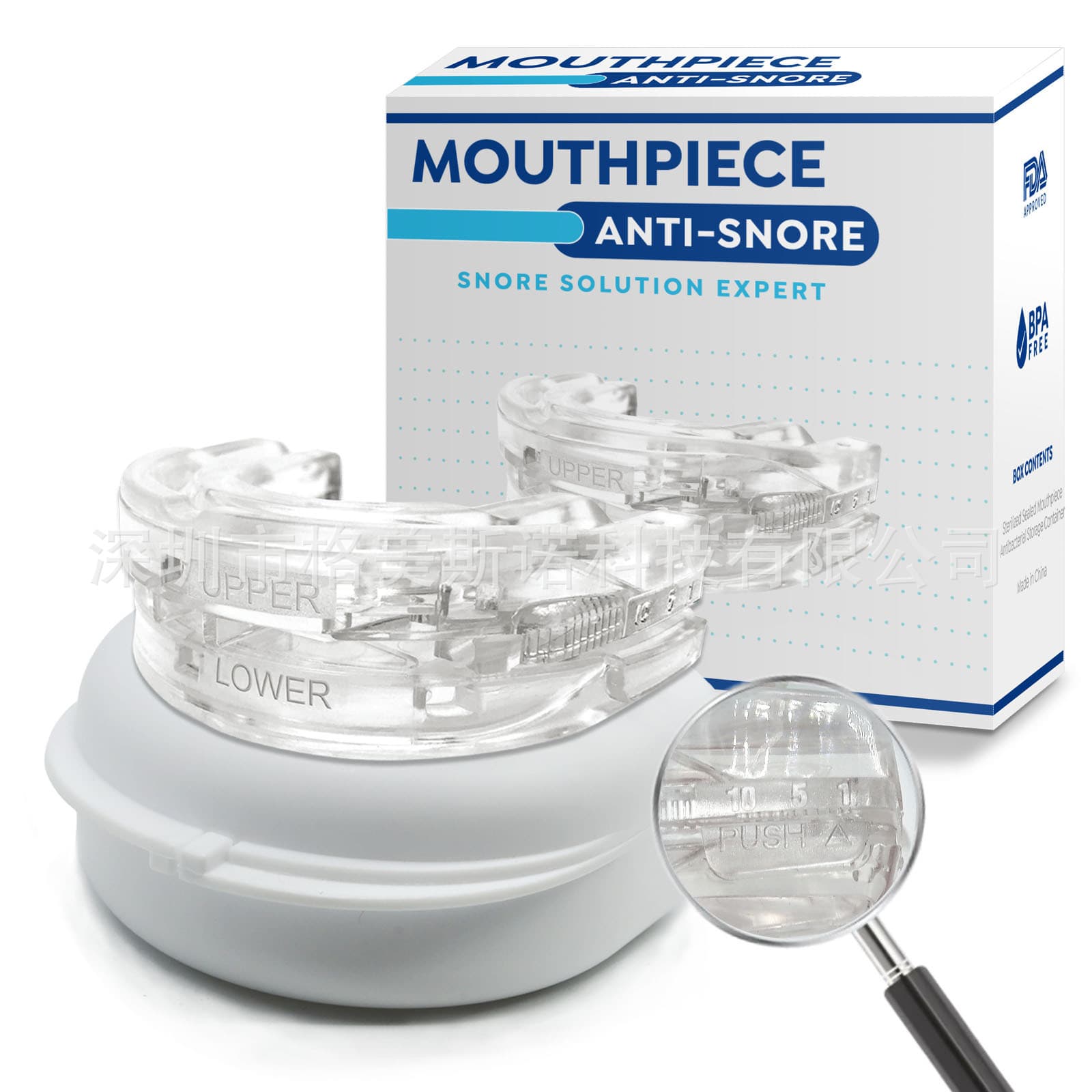 Adjustable Anti-snoring Device Anti-wear Dental Tray