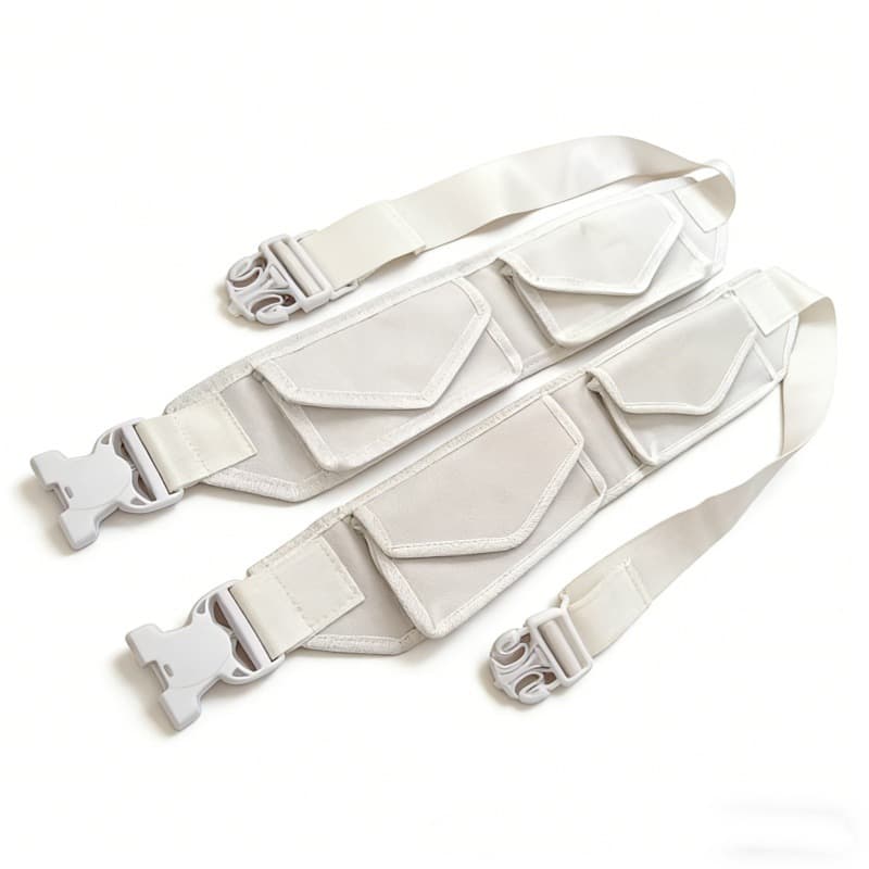 Cross-border Hajj Waist Bag Saudi Dubai Pilgrimage Belt Waterproof Foldable White Waistband Factory Wholesale New Style