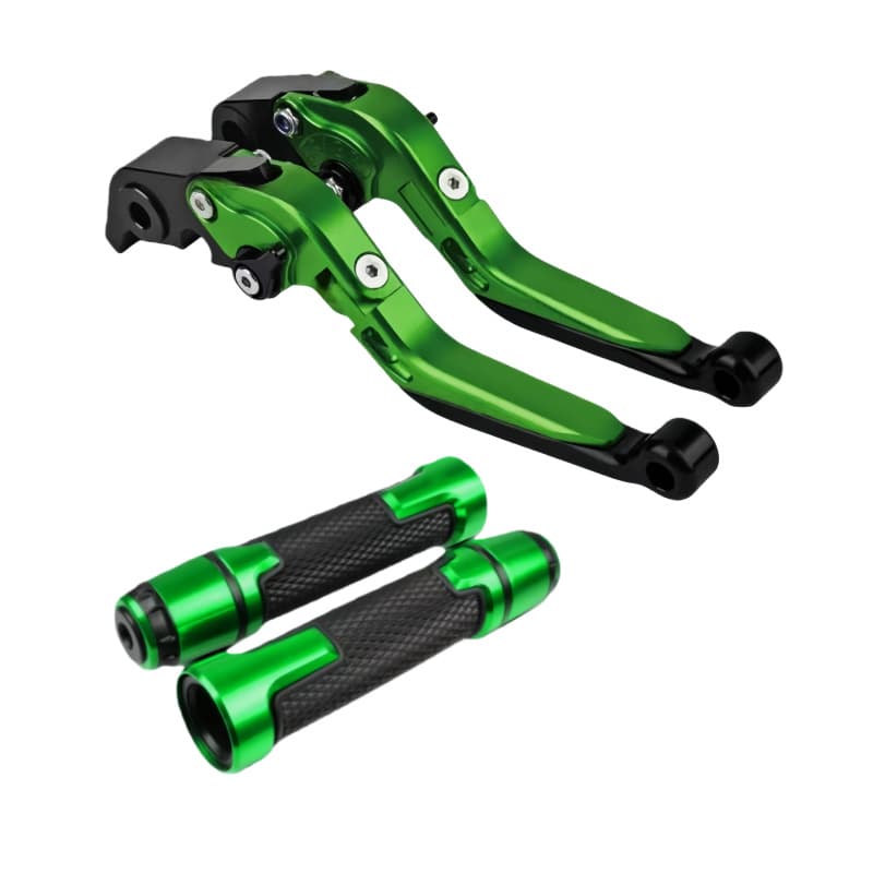 For Kawasaki Ninja500/SE Z500/SE Modified Foldable Brake Clutch Lever Handlebar Grip Handlebar Rubber Sleeve