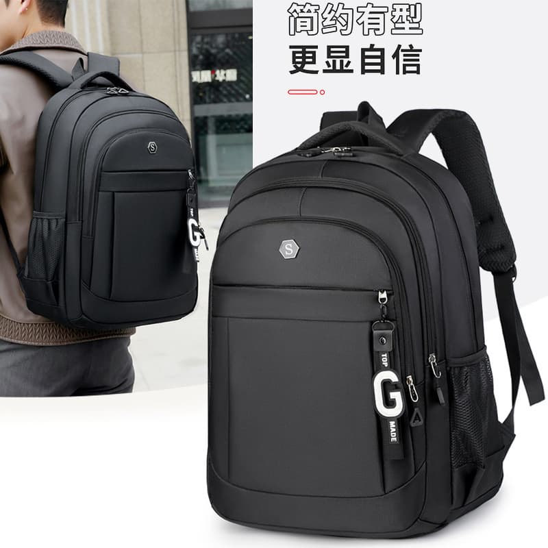 Cross-border business travel backpack men's junior high school and high school college student schoolbag large capacity leisure business trip travel backpack